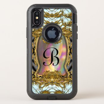 Barnetcue Dubois Pretty Protection Monogram Otterbox Defender Iphone X Case by LiquidEyes at Zazzle