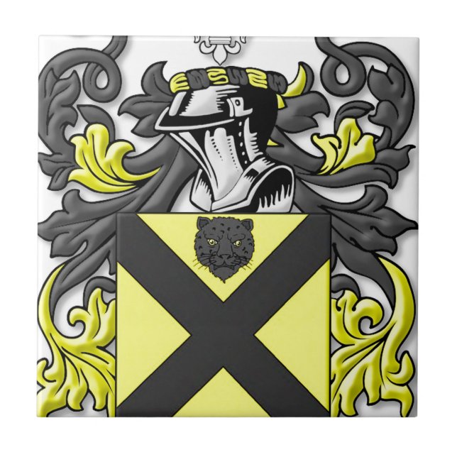 Barnett Coat of Arms Ceramic Tile (Front)