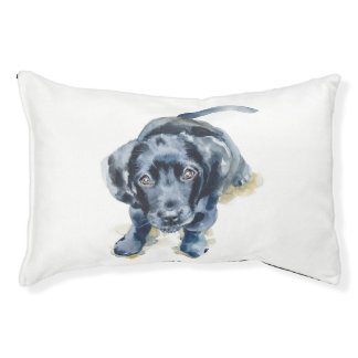 Barney, Black Labrador retriever puppy Pet Bed