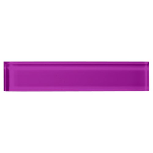  Barney purple solid color  Desk Name Plate