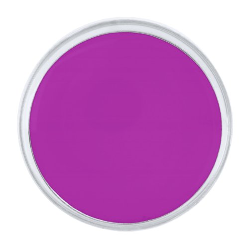  Barney purple solid color  Silver Finish Lapel Pin