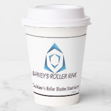 Barney Roller Paper Cup with Lid