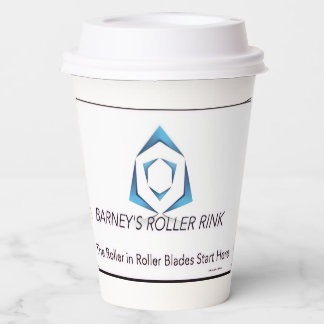 Barney Roller Paper Cup with Lid