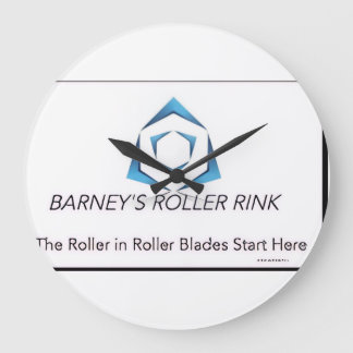 Barney Roller Rink Wall Clock