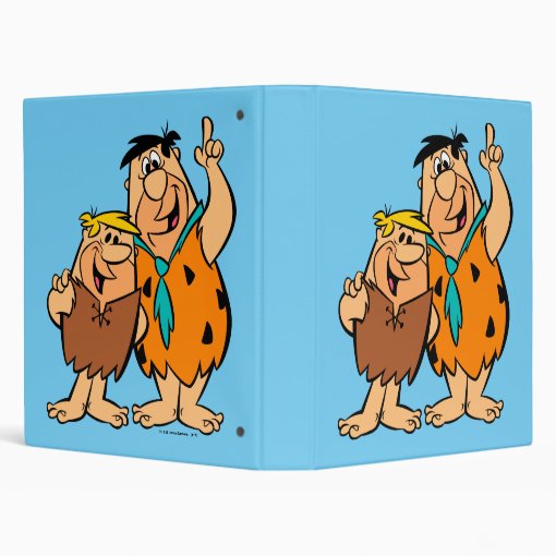 Barney Rubble And Fred Flintstone 3 Ring Binder Zazzle 7239