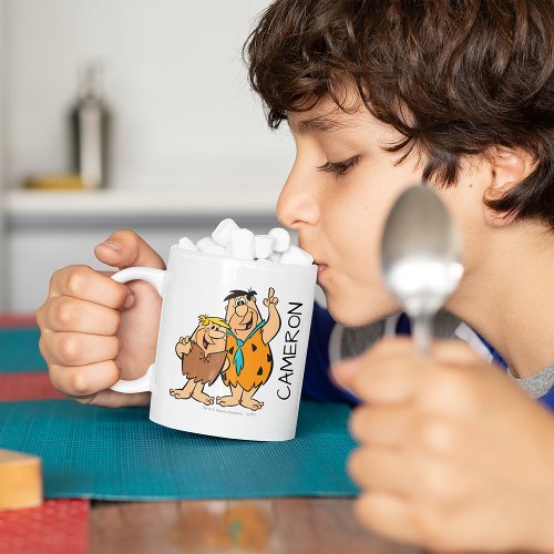 Barney Rubble and Fred Flintstone Coffee Mug