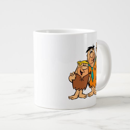 Barney Rubble and Fred Flintstone Giant Coffee Mug