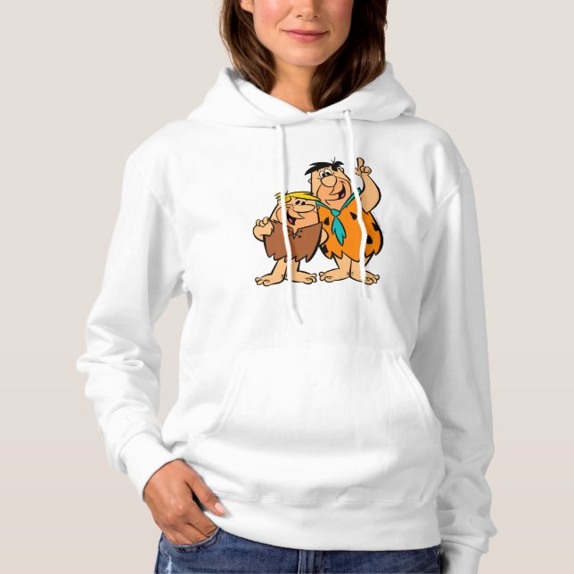 Barney Rubble and Fred Flintstone Hoodie (Front)