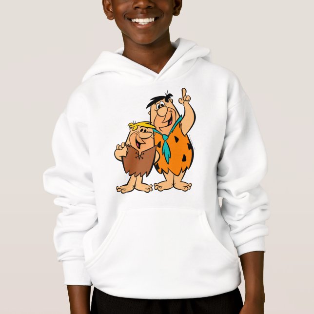 Barney Rubble and Fred Flintstone Hoodie (Front)