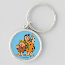 Barney Rubble and Fred Flintstone Keychain