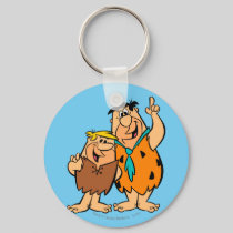Barney Rubble and Fred Flintstone Keychain