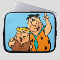 Barney Rubble and Fred Flintstone Laptop Sleeve