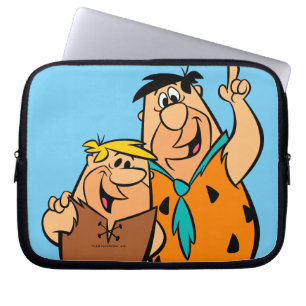 Barney Rubble and Fred Flintstone Laptop Sleeve