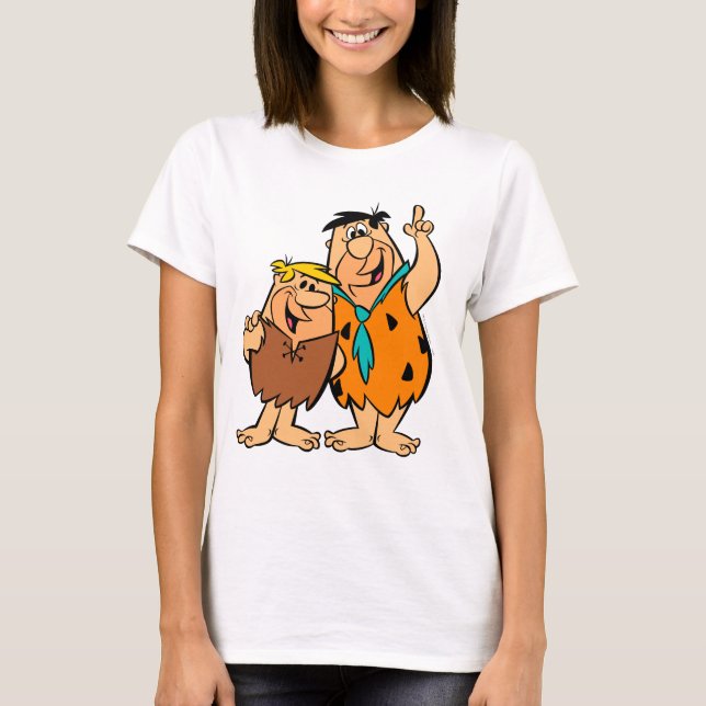Barney Rubble and Fred Flintstone T-Shirt (Front)