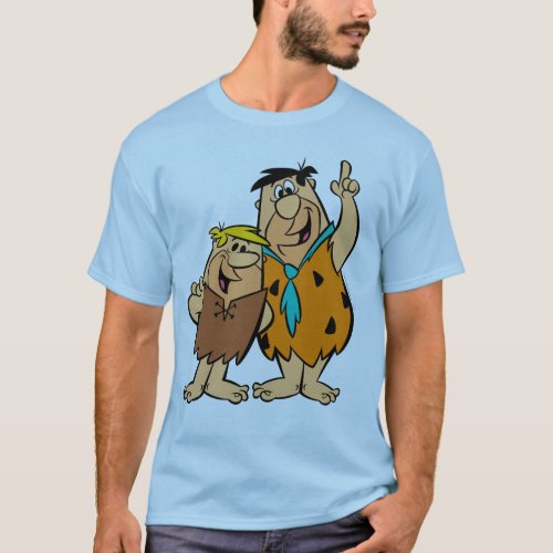 Barney Rubble and Fred Flintstone T_Shirt