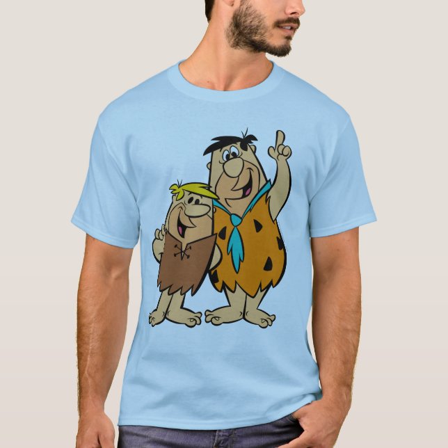 Barney Rubble and Fred Flintstone T-Shirt (Front)