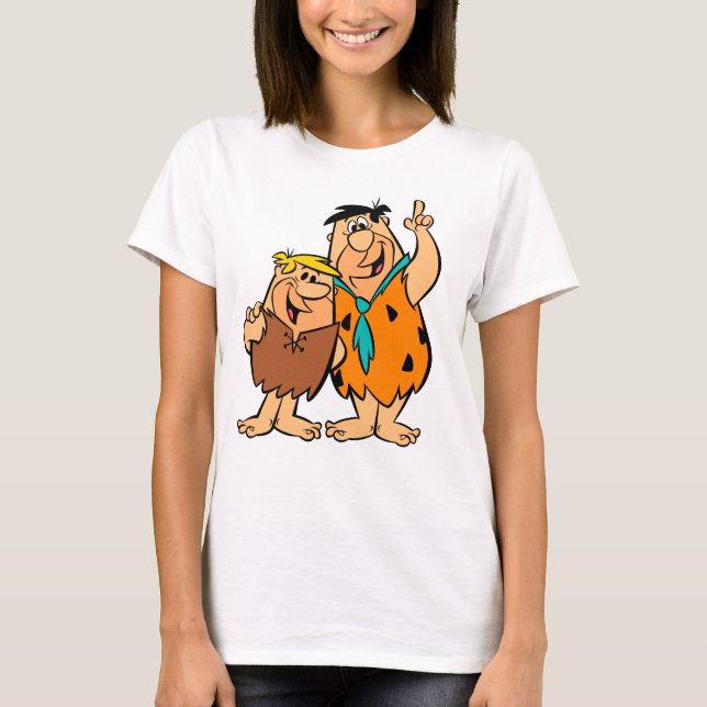 Barney Rubble and Fred Flintstone T-Shirt (Front)