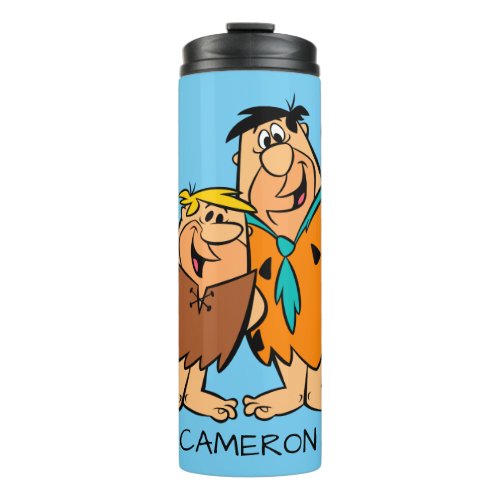 Barney Rubble and Fred Flintstone Thermal Tumbler