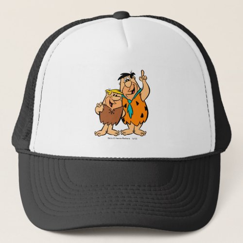 Barney Rubble and Fred Flintstone Trucker Hat