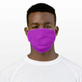  Barney (solid color)  Adult Cloth Face Mask (Worn)