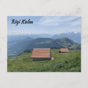 Barns in Rigi Kulm Switzerland Postcard