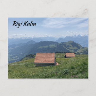 Barns in Rigi Kulm Switzerland Postcard