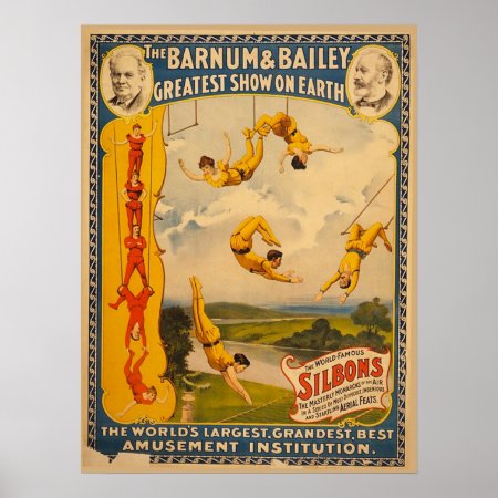 Barnum & Bailey Circus - Circa 1900 Poster