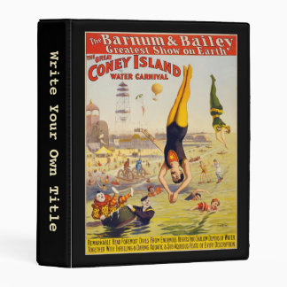 Barnum & Bailey Circus - Write Your Own Title Mini Binder
