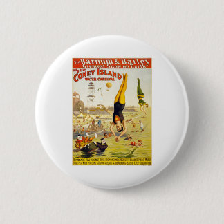 Barnum & Bailey Coney Island Water Carnival Button