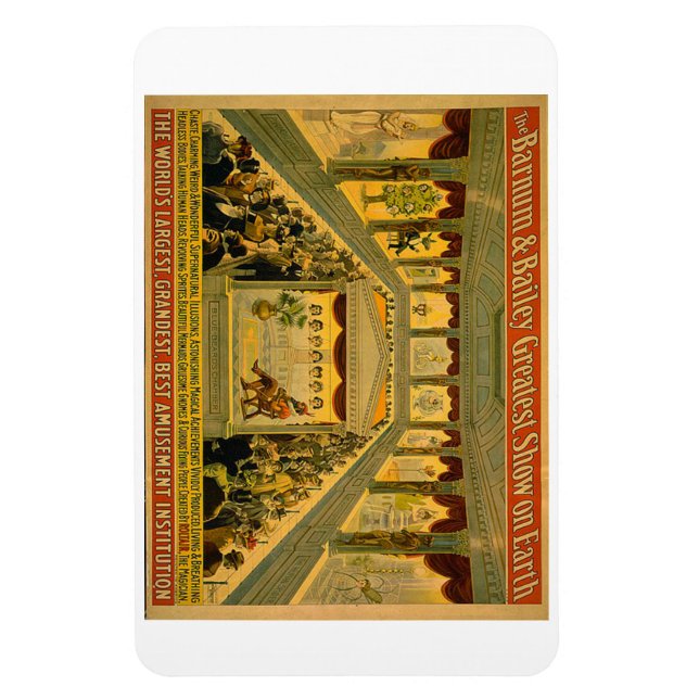 Barnum & Bailey Magic Show Magnet (Vertical)