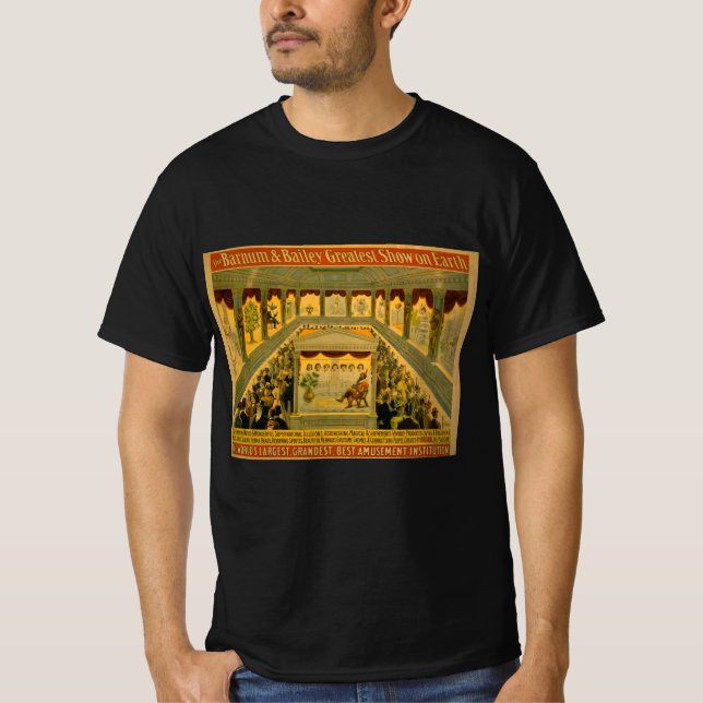 Barnum & Bailey Magic Show Poster T-Shirt (Front)