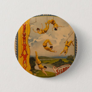 Barnum & Bailey / Trapeze Artists Pinback Button