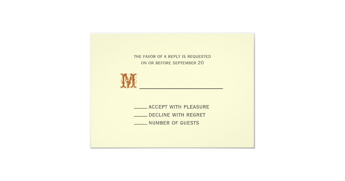 barnwood and sunflower fall wedding small rsvp card small rsvp cards
