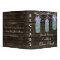 barnwood blue hydrangeas Mason Jar Recipe Folder