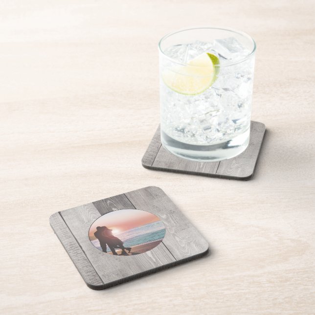 Barnwood Home Decor Drink Coaster (Right Side)