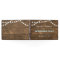 Barnwood Lights Aqua Wedding Guest Book