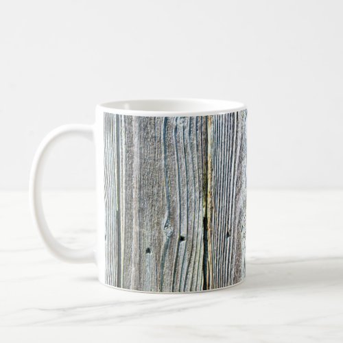 Barnwood wood grain tree bark rustic distressed  coffee mug