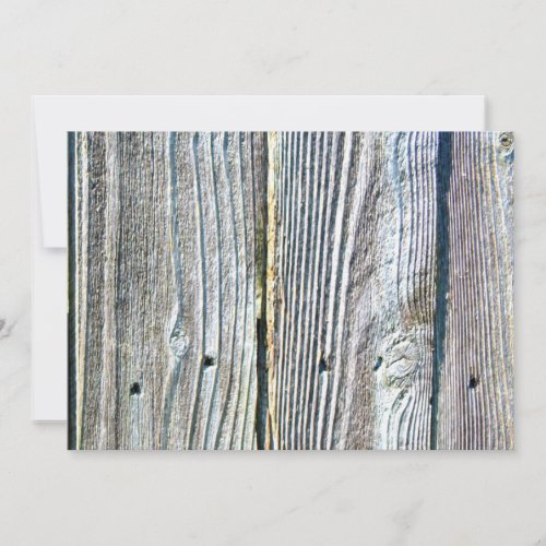 Barnwood wood grain tree bark rustic distressed  holiday card