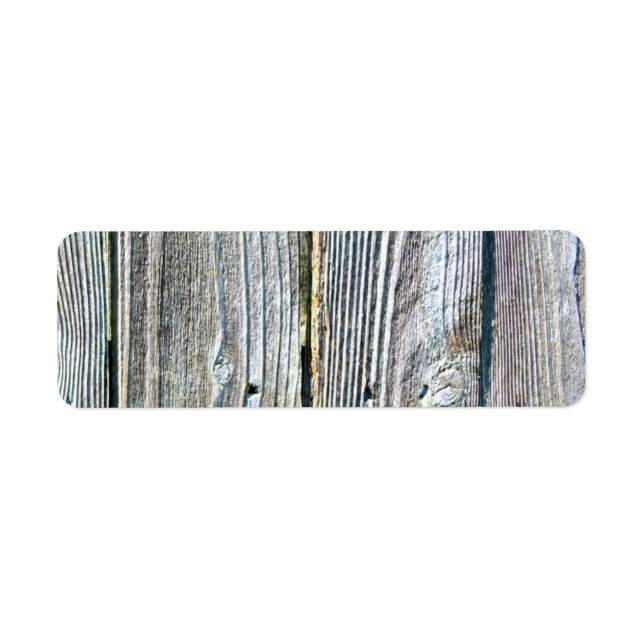 Barnwood wood grain tree bark rustic distressed  label (Front)