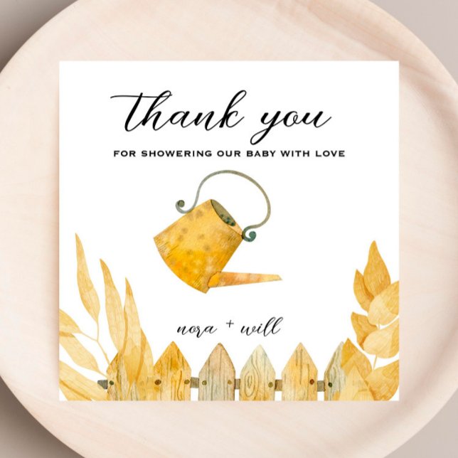 Barnyard Animals -Barn- Baby Shower Thank You Card (Creator Uploaded)