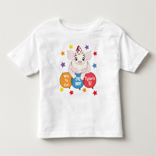 Barnyard Animals Birthday Party Toddler T_shirt