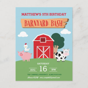 Barnyard Bash Invitation