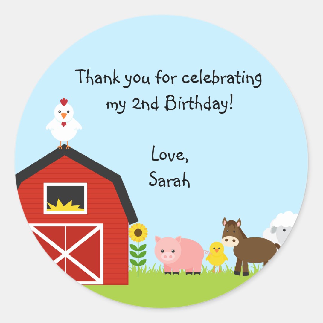 Barnyard Buddies Sticker | Zazzle