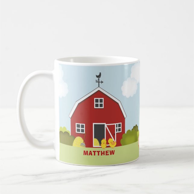 Barnyard Coffee Mug (Left)