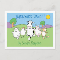 BARNYARD DANCE! postcard by Sandra Boynton