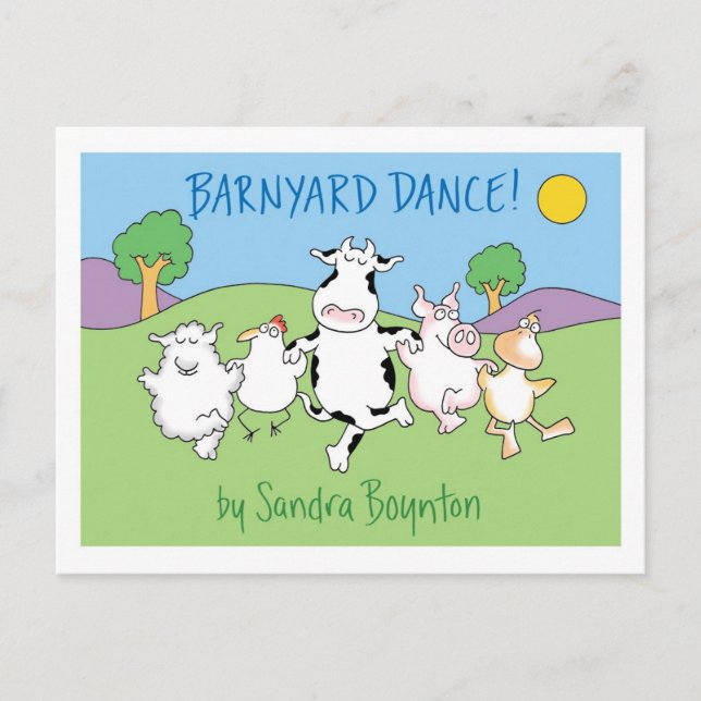 BARNYARD DANCE! postcard by Sandra Boynton (Front)