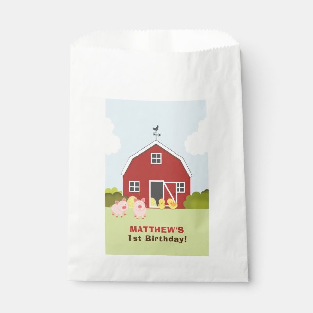 Barnyard Favor Bag (Front)
