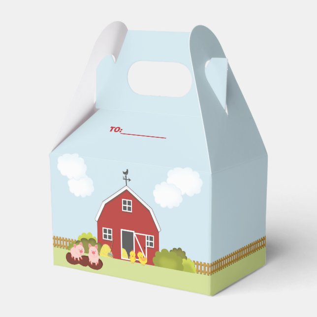 Barnyard Favor Boxes (Front Side)