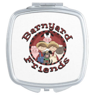 Barnyard Friends Compact Mirror