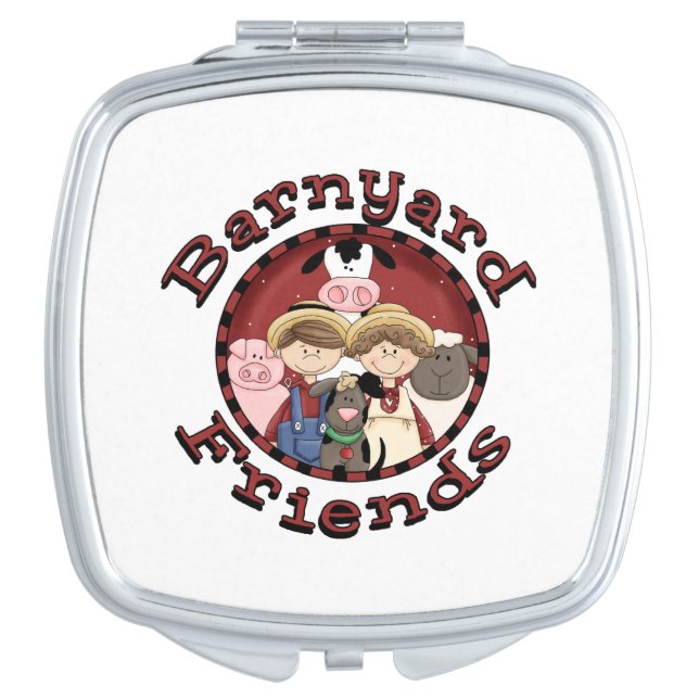 Barnyard Friends Compact Mirror (Front)